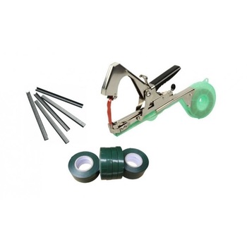 Pachet complet Heinner pentru legat vita de vie si legume, aparat legat vita de vie Heinner SC-8103, 10.000 capse Heinner, 10 role banda verde Heinner incluse Pachet complet Heinner pentru legat vita de vie si legume, aparat legat vita de vie Heinner SC-8103, 10.000 capse Heinner, 10 role banda verde Heinner incluse