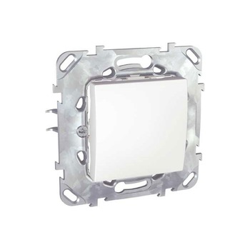 Intrerupator cap scara simplu, Schneider Electric, incastrat, fara rama, alb Intrerupator cap scara simplu, Schneider Electric, incastrat, fara rama, alb