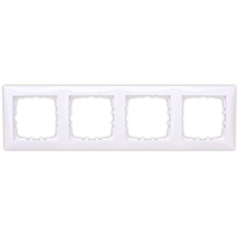 Rama Hoff, 4 module, alba, 295 x 82 x 9 mm Rama Hoff, 4 module, alba, 295 x 82 x 9 mm