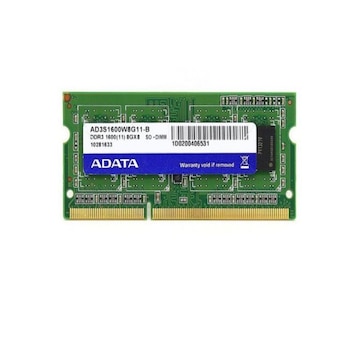 Memorie RAM 8 GB sodimm ddr3, 1600 Mhz, ADATA, pentru laptop Memorie RAM 8 GB sodimm ddr3, 1600 Mhz, ADATA, pentru laptop
