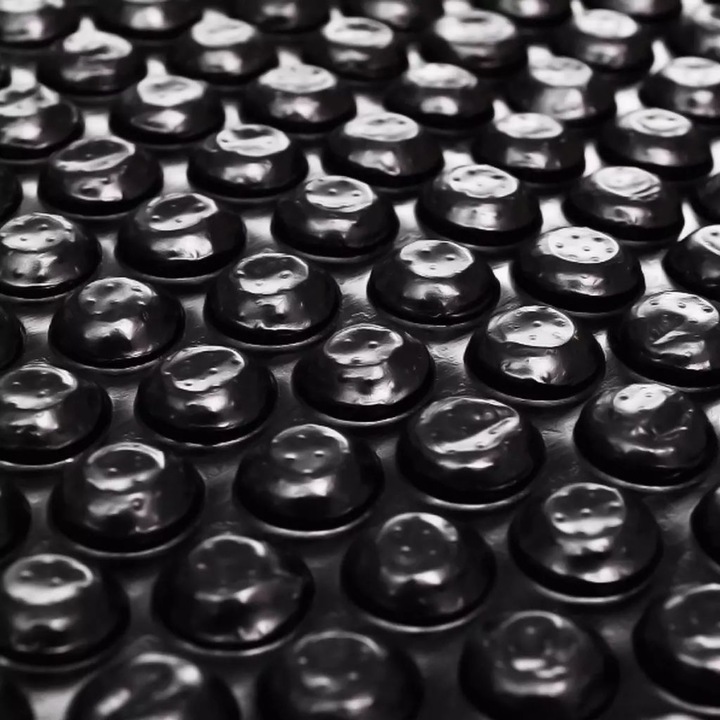 vidaXL Téglalap alakú Fekete PE Medence-takaró 6x4 m