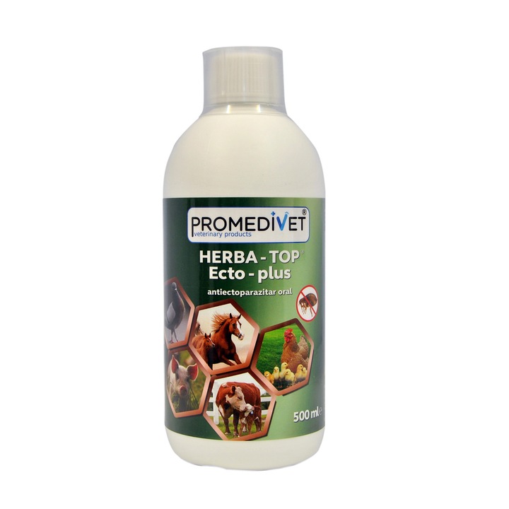 Antiectoparazitar oral Herba Top Ecto-Plus 500 ml