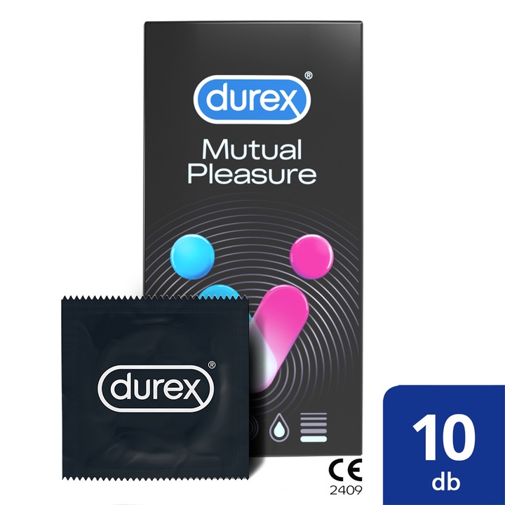Durex Mutual Pleasure óvszer, 10 db