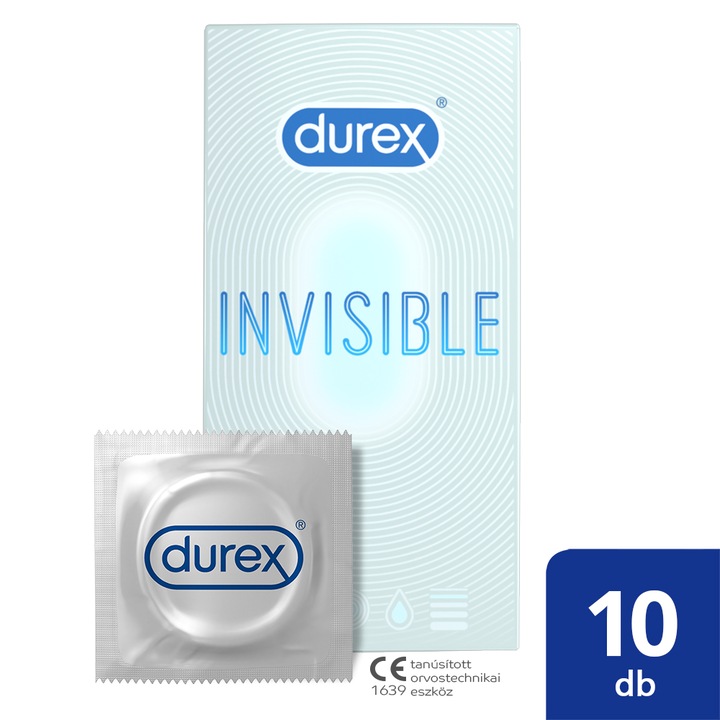 Durex Invisible óvszer, 10db