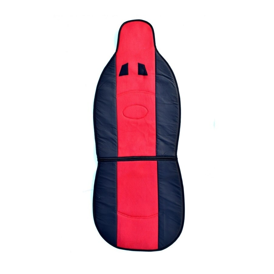 Husa auto IDL® RIDER, Dimeniune: 73x46x48 cm, Mentine scaunul curat, Confort Sporit, Culoare Negru+Rosu