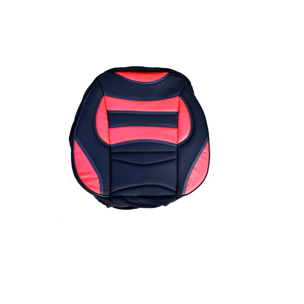 Husa auto Premium IDL®, Fractionata ce contine 11 PIESE: 2 x husa scaun fata sezut, 2 x husa scaun fata spatar, 1 x husa sezut spate, 1 x husa spatar spate, 5 x husa tetiera , Culoare Negru-Rosu