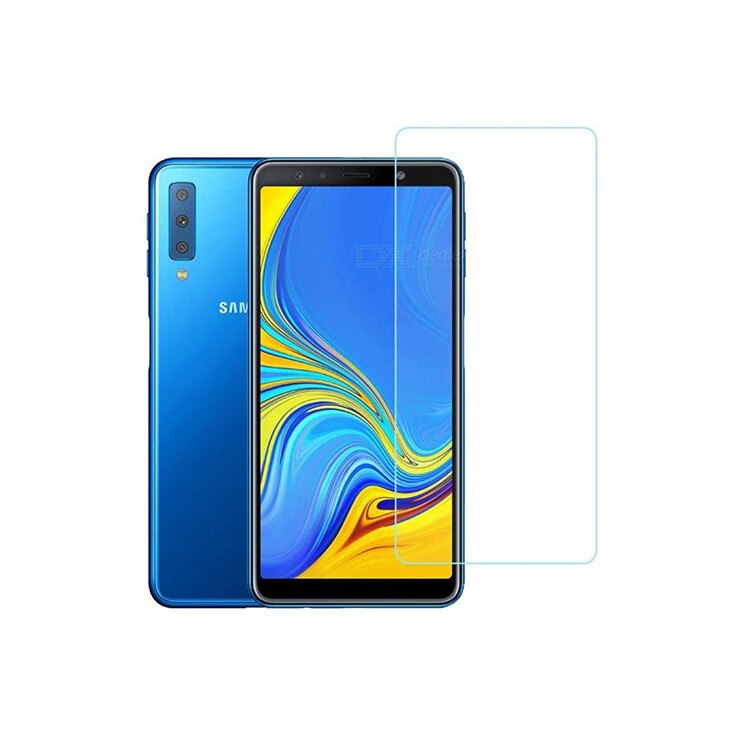 Folie ecran, Samsung Galaxy A7 2018, Sticla securizata, Transparent