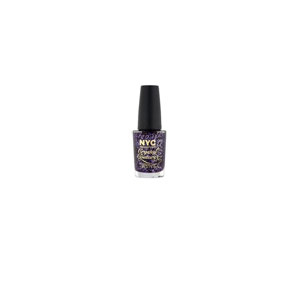 Lac de unghii cu sclipici New York Color Crystal Couture NY Princess Mov 9.7ml