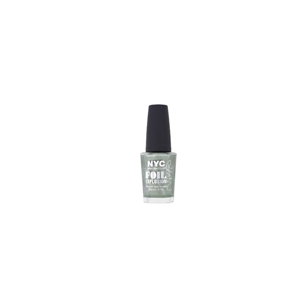 Lac de unghii cu rezultat metalic New York Color Foil Explosion Nail Polish Magic Earth 014 Verde 9.7ml