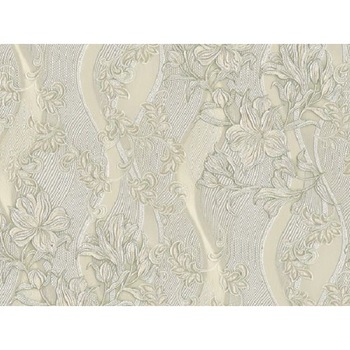 Tapet Slavyanski Oboi, Liliana 6577-04, clasic flori, bej-gri, semilavabil, acrilic, pentru living sau dormitor Tapet Slavyanski Oboi, Liliana 6577-04, clasic flori, bej-gri, semilavabil, acrilic, pentru living sau dormitor