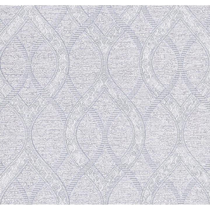 Tapet Slavyanski Oboi, Amanda 5185-10, model clasic, gri, semilavabil, acrilic, pentru living sau dormitor