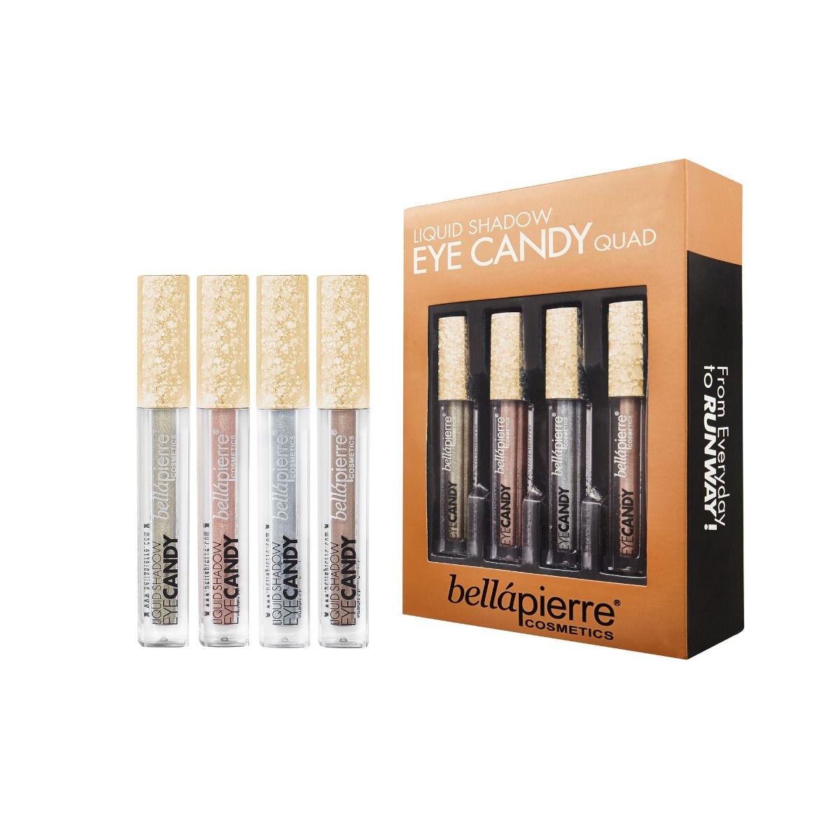 Set 4 farduri lichide BellaPierre Liquid Eye Candy