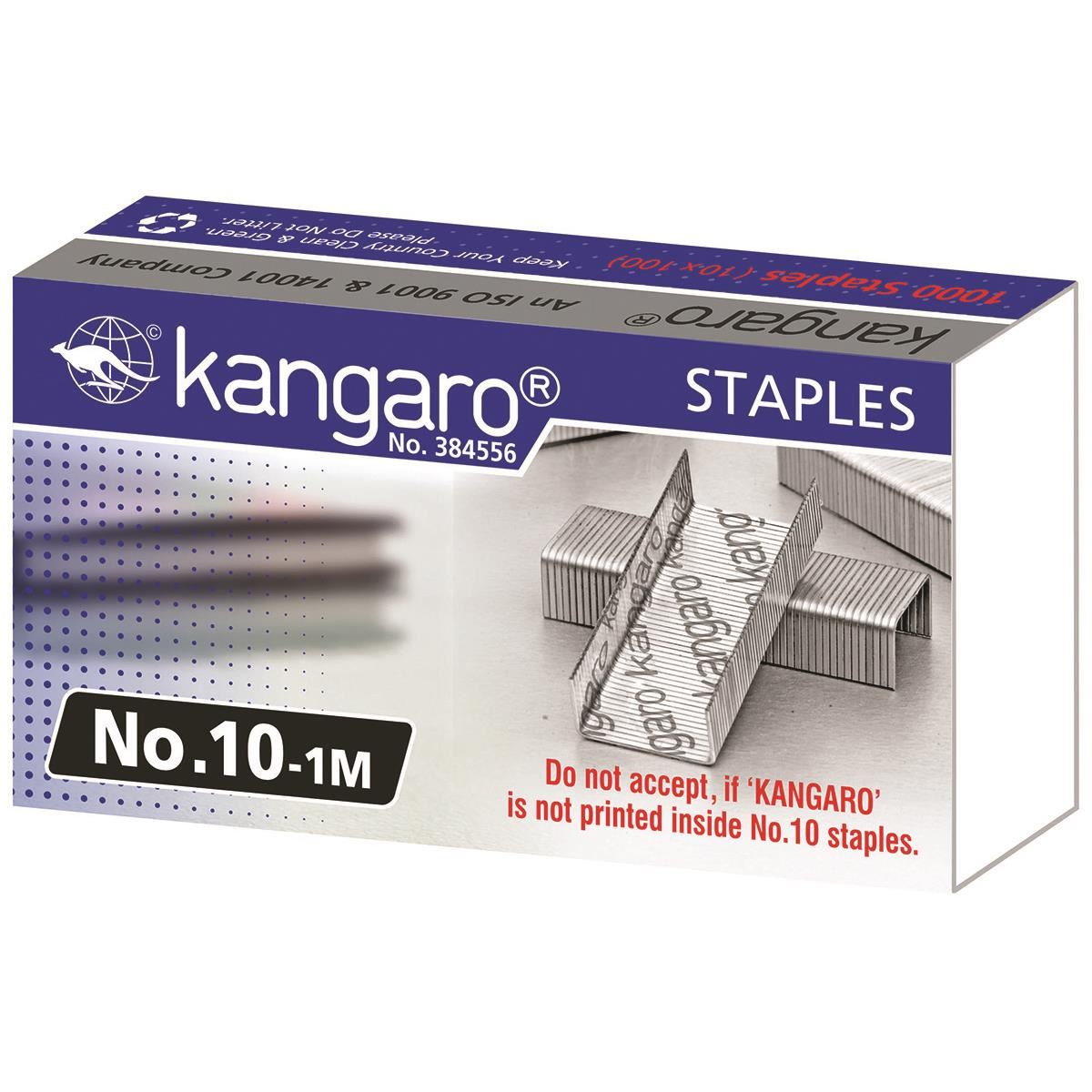 Capse galvanizate Kangaro No. 10, 1000 buc/cutie