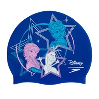 Casca inot Speedo Slogan Prt pentru copii, Albastru/Roz