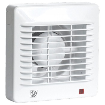 Ventilator de extractie pentru baie si grupuri sanitare Soler & Palau Silent EDM-100S, Sistem axial, Diametru 100 mm, 2450 RPM, Debit aer 95 mc/h Ventilator de extractie pentru baie si grupuri sanitare Soler & Palau Silent EDM-100S, Sistem axial, Diametru 100 mm, 2450 RPM, Debit aer 95 mc/h
