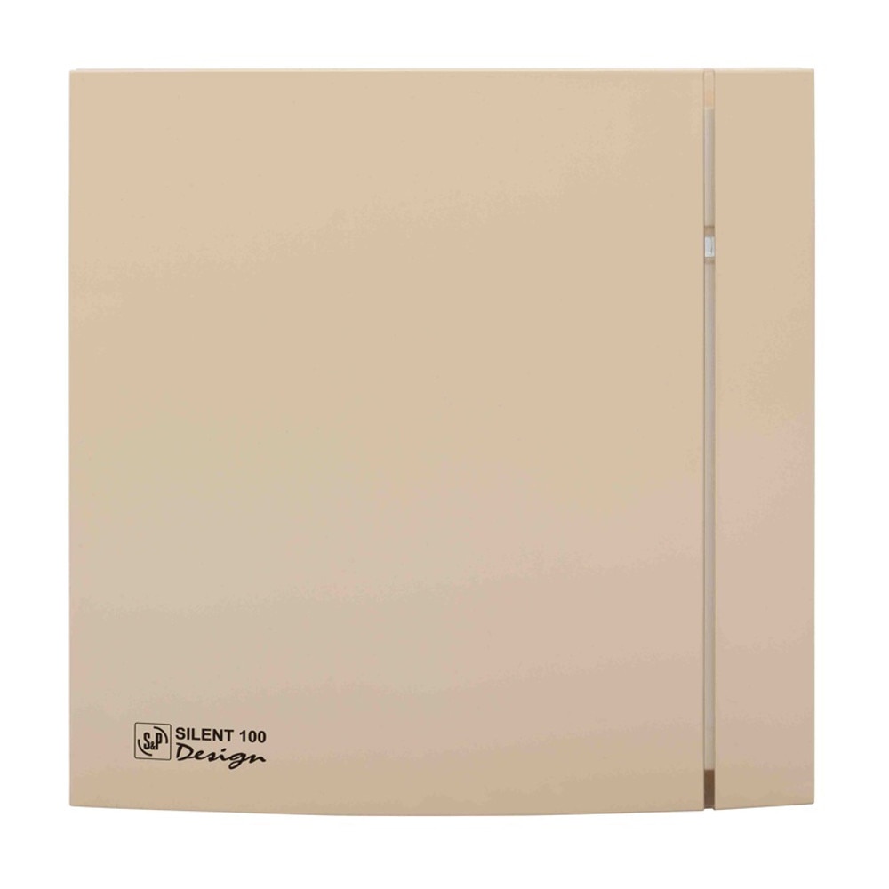 Ventilator de extractie pentru baie si grupuri sanitare Soler & Palau Silent 200 CZ Ivory Design 4C, Sistem axial, Diametru 120 mm, Debit aer 175 mc/h