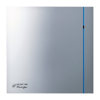 Ventilator de extractie pentru baie si grupuri sanitare Soler & Palau Silent 300 CHZ Silver Design 3C, Sistem axial, Diametru 150 mm, Debit aer 250 mc/h Ventilator de extractie pentru baie si grupuri sanitare Soler & Palau Silent 300 CHZ Silver Design 3C, Sistem axial, Diametru 150 mm, Debit aer 250 mc/h