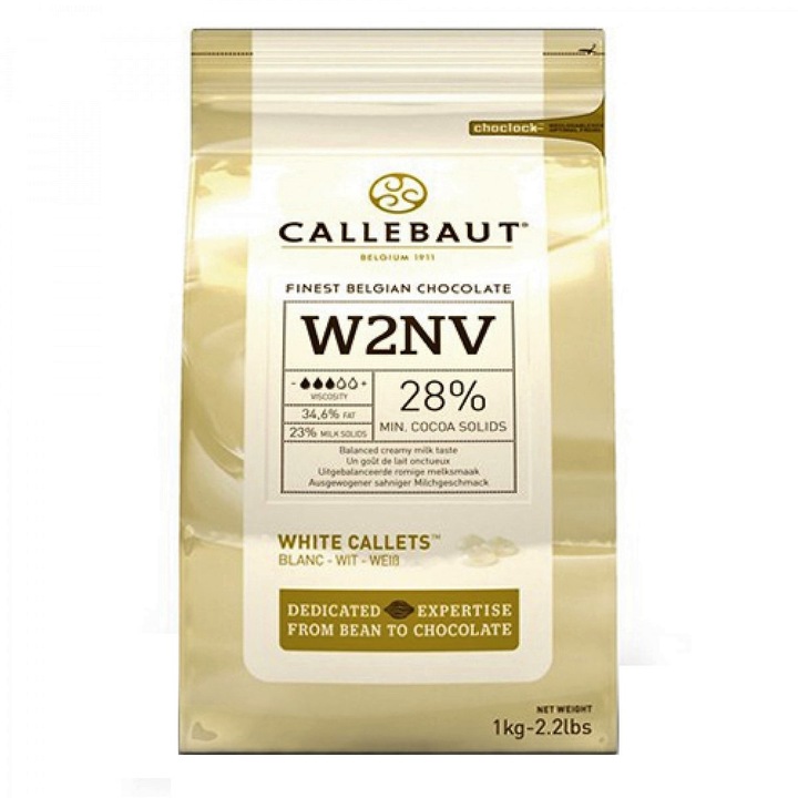 Barry Callebaut Finom Fehércsokoládé, 1 kg