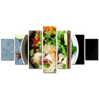 set tablouri multicanvas 7 piese premium art factory truecolor culinar multicolor mancare chinezeasca  panza pe cadru de lemn decoratiuni moderne pentru casa 100 x 210 cm imagen 52_2_
0