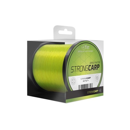 Fir Fluorocarbon Crap, 0.30mm, 1200M, 7.70Kg, Guta, Galben, Delphin, FIN STRONG, Monturi pentru crap, Momeli scufundatoare