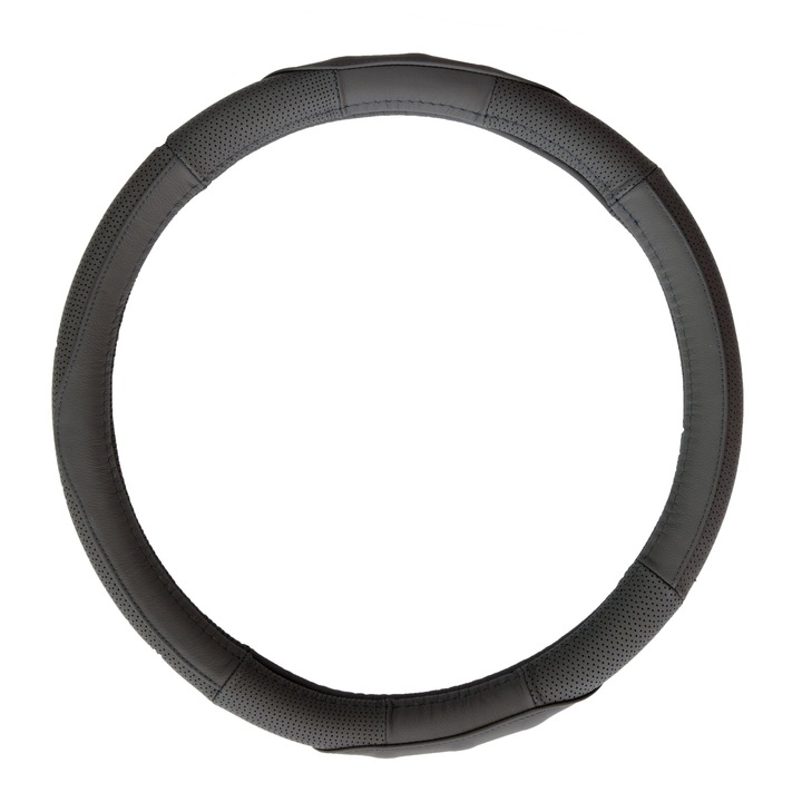Kormányvédő 37-39 cm - műbőr szürke