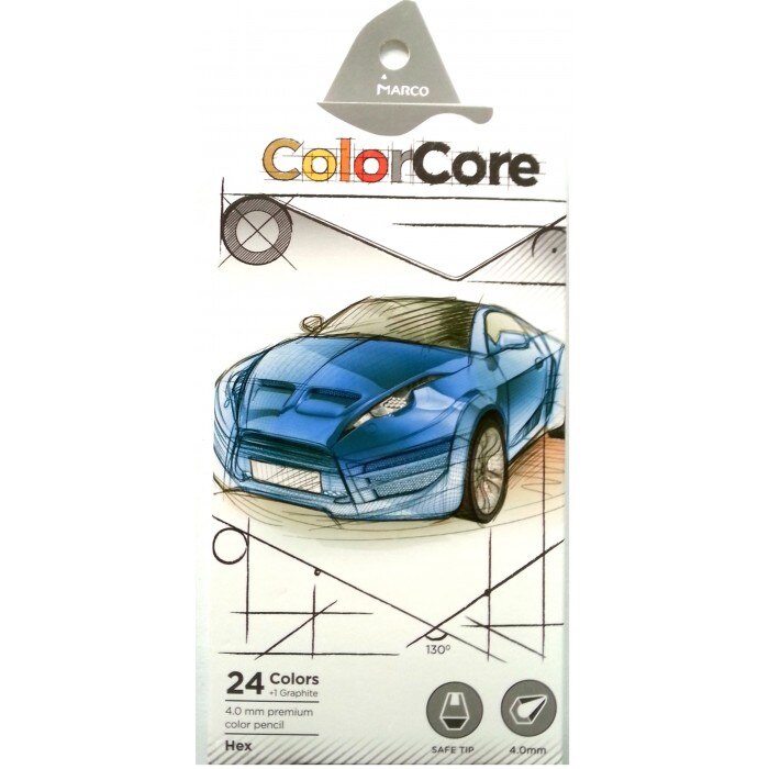 Set 24 de creioane colorate Marco colorcore