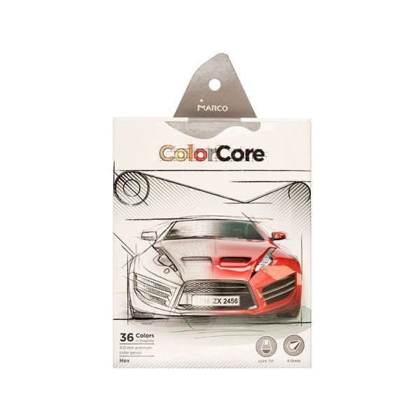 Set 36 de creioane colorate Marco colorcore
