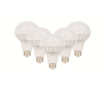 Set 5 Becuri Led 9W Lumina Rece Plastic E27 Set 5 Becuri Led 9W Lumina Rece Plastic E27