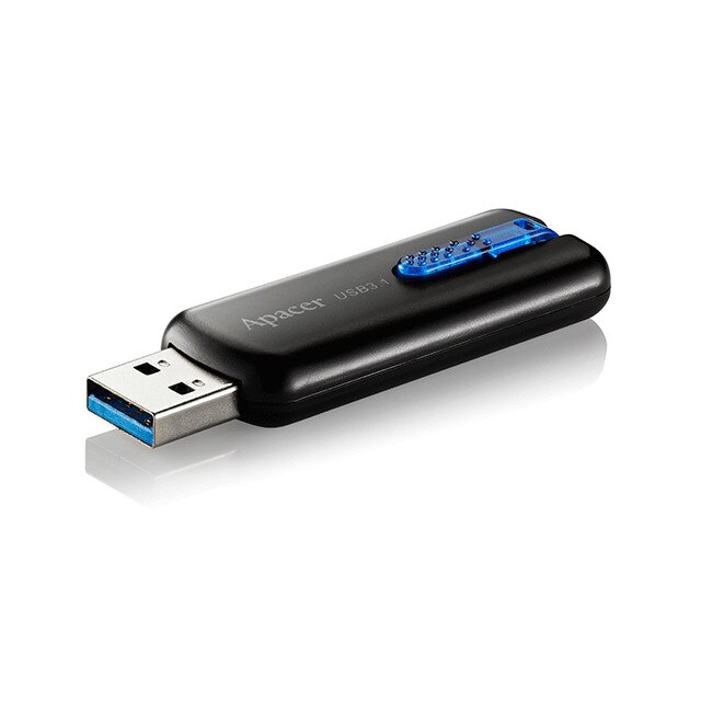 Memorie USB 3.0 Apacer 32Gb ,AH354,retractabila,neagra