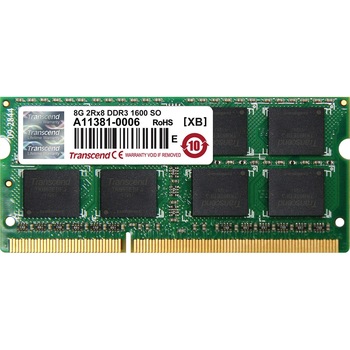 Memorie RAM 8 GB sodimm ddr3, 1600 Mhz, Transcend original, pentru laptop Memorie RAM 8 GB sodimm ddr3, 1600 Mhz, Transcend original, pentru laptop