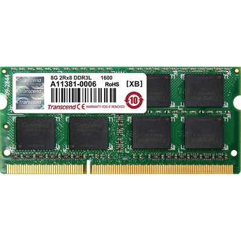 Memorie RAM 8 GB sodimm ddr3L, 1600 Mhz, Transcend original, pentru laptop Memorie RAM 8 GB sodimm ddr3L, 1600 Mhz, Transcend original, pentru laptop