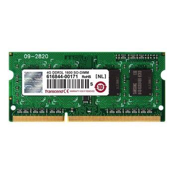 Memorie RAM 4 GB sodimm ddr3L, 1600 Mhz, Transcend original, pentru laptop Memorie RAM 4 GB sodimm ddr3L, 1600 Mhz, Transcend original, pentru laptop