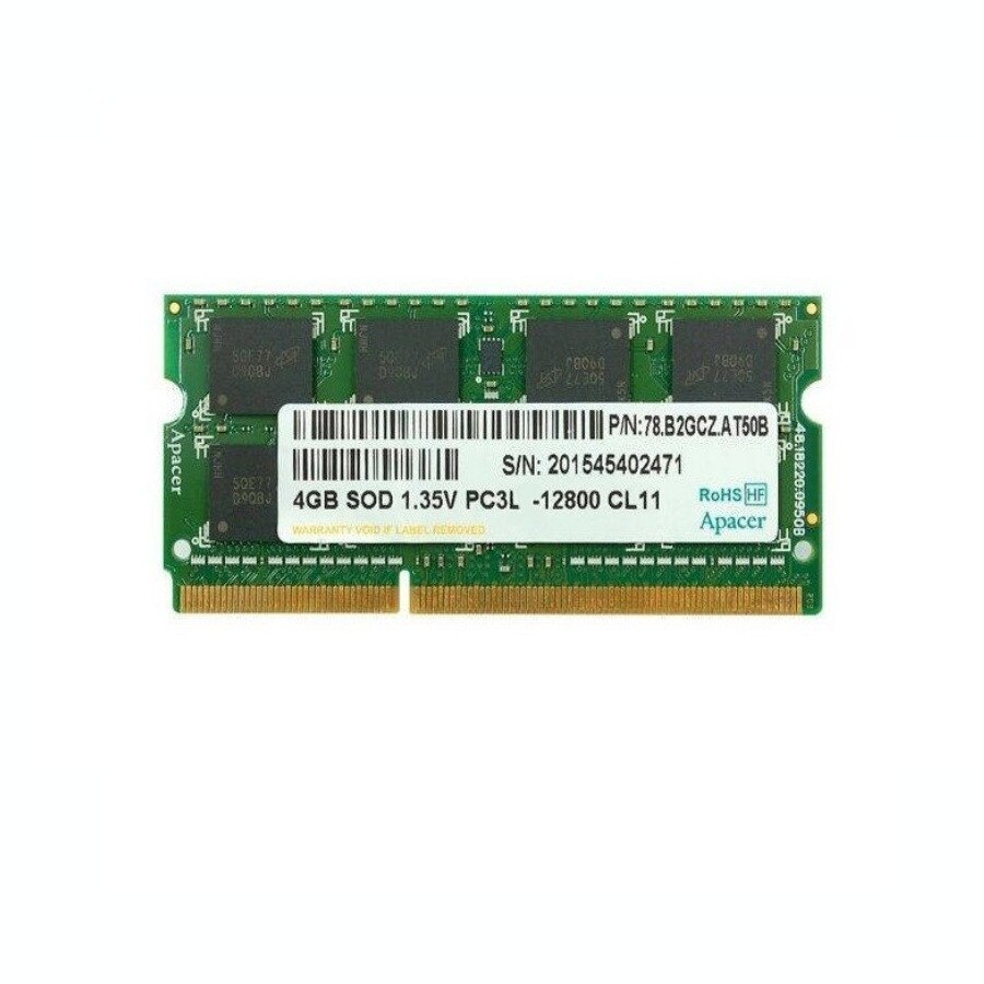 Memorie RAM 4 GB sodimm ddr3L, 1600 Mhz, Apacer original, pentru laptop