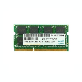 Memorie RAM 4 GB sodimm ddr3L, 1600 Mhz, Apacer original, pentru laptop Memorie RAM 4 GB sodimm ddr3L, 1600 Mhz, Apacer original, pentru laptop
