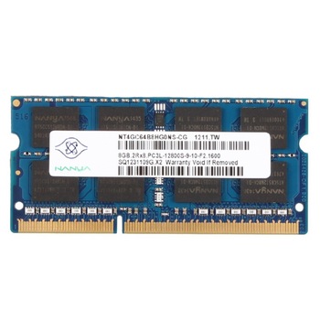 Memorie RAM 8 GB sodimm ddr3L, 1600 Mhz, Nanya original, pentru laptop Memorie RAM 8 GB sodimm ddr3L, 1600 Mhz, Nanya original, pentru laptop