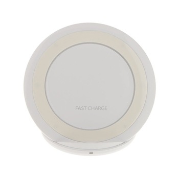 Incarcator Rapid Wireless Fast Charge , Stand , Alb Incarcator Rapid Wireless Fast Charge , Stand , Alb
