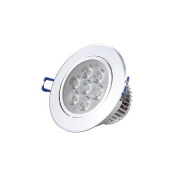 Spot Led Incastrabil 7W, Echivalent Orientabil Rotund - Alb rece Spot Led Incastrabil 7W, Echivalent Orientabil Rotund - Alb rece