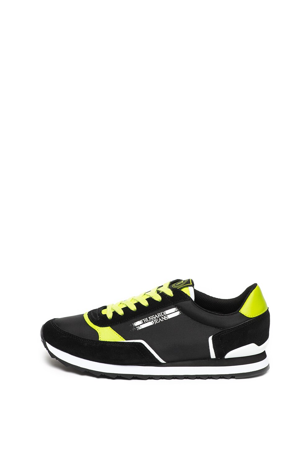 Trussardi Jeans, Pantofi sport cu insertii de piele intoarsa