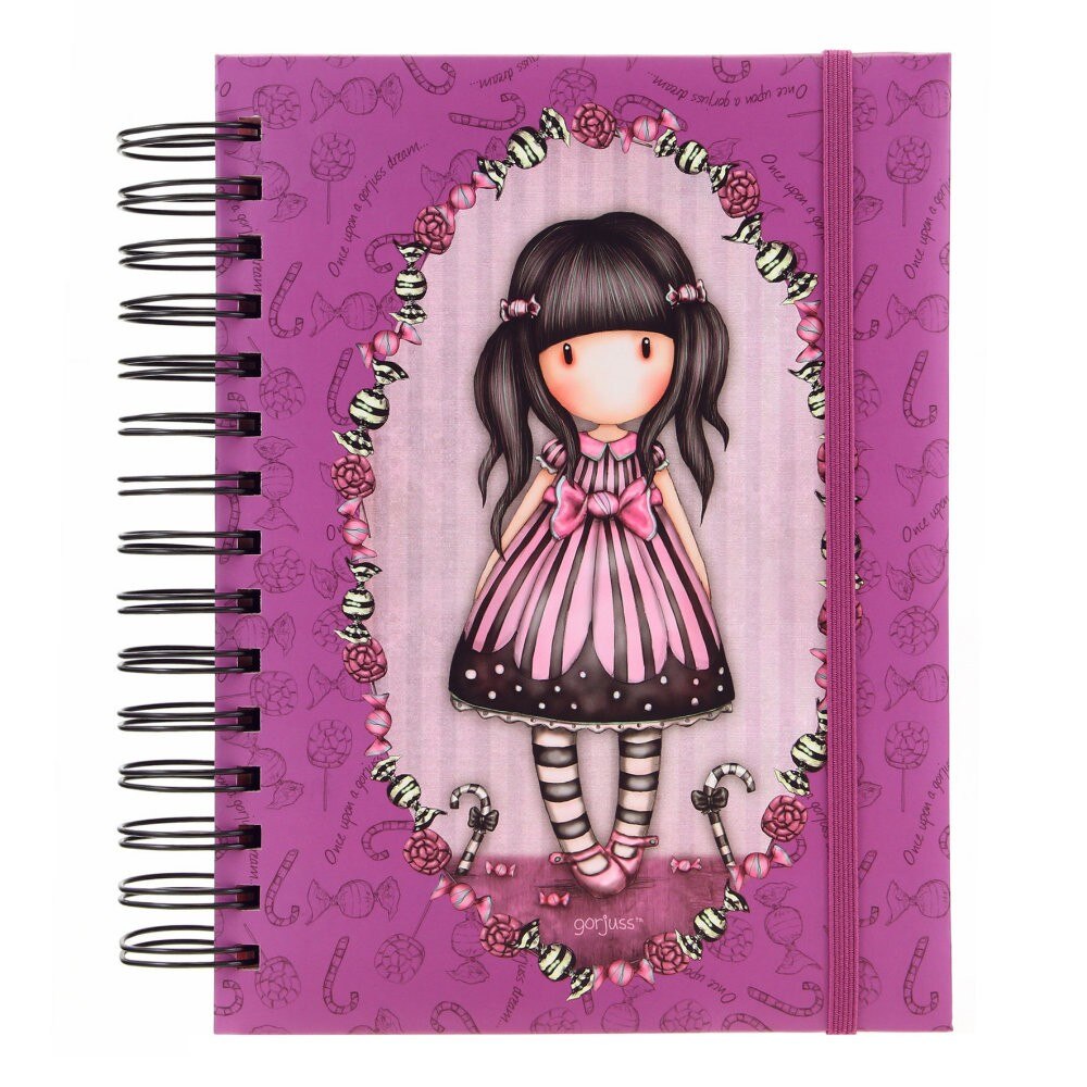 Agenda cu spira Gorjuss Sugar and Spice, 18x21x3 cm