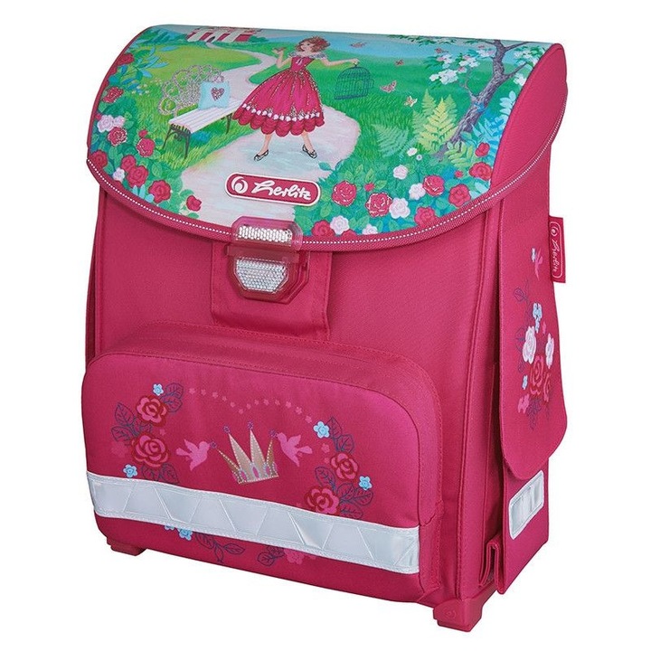 Ghiozdan Herlitz Smart Princess Rosa neechipat