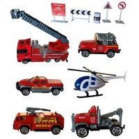 set 6 vehicule metalice pompieri cu accesorii die-cast masinute metalice scala 187 imagen 7_0_
0