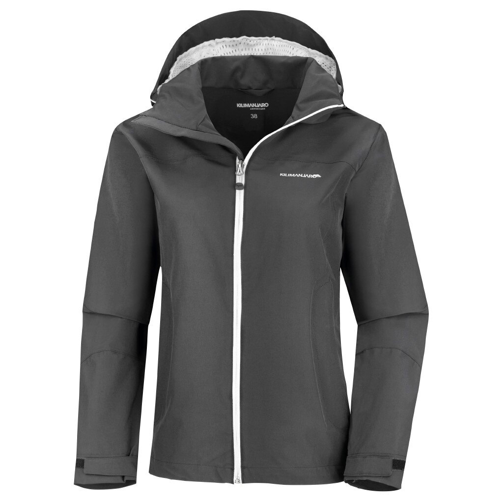 Jacheta softshell Bariloche Kilimanjaro pentru femei, Negru