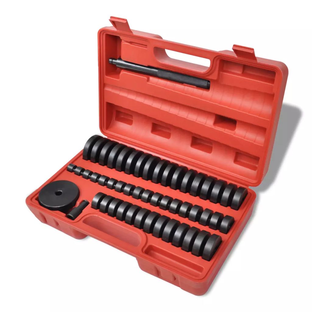 Set adaptat discuri /bucse / rulmenti / garnituri 18 – 65 mm 51 piese, vidaXL, Otel, Otel carbon