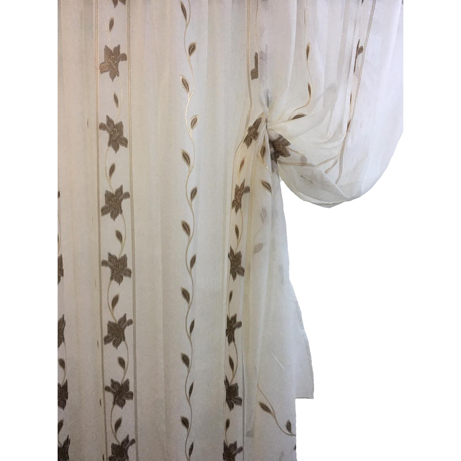 Perdea ivoire 700x245cm cu rejansa by Liz Line - RD707