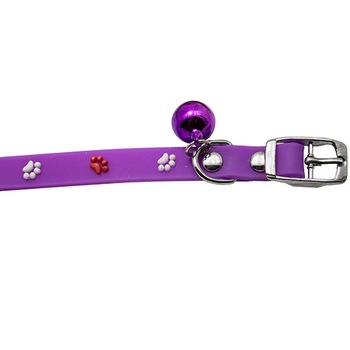 Zgarda pentru catei si pisici 29 cm, culoare mov Zgarda pentru catei si pisici 29 cm, culoare mov