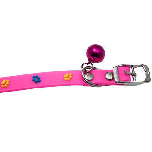 Zgarda pentru catei si pisici 29 cm, culoare roz