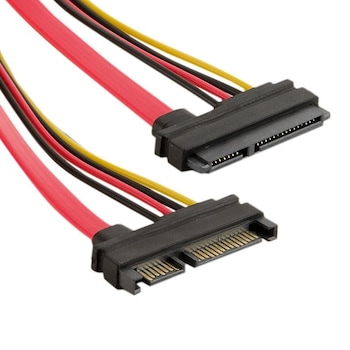 4World Cablu HDD | 22pin SATA (F) - 22pin SATA (M) | 50cm | negru 4World Cablu HDD | 22pin SATA (F) - 22pin SATA (M) | 50cm | negru