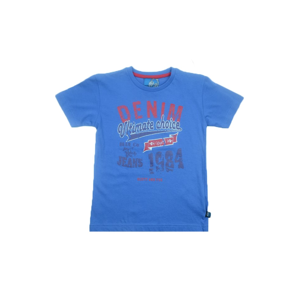 Tricou maneca scurta baieti NN NN001, Albastru, 128