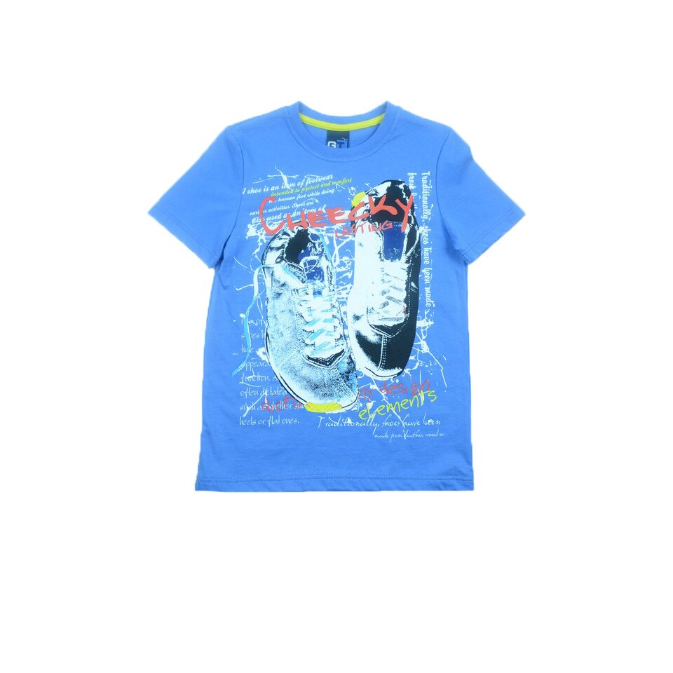 Tricou maneca scurta baieti GT GT-3656, Albastru, 128