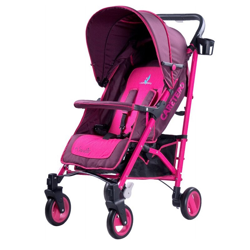 Carucior Sport pentru copii CARETERO Sonata CSCS-F, Fucsia